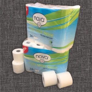 Single Ply 500 Sheet Virgin 48 Rolls